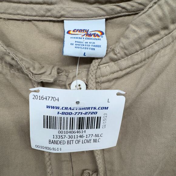 Crazy Shirts Hawaii Unisex L Kona Dyed Pullover Banded Floral Rainbow Relaxed - Picture 9 of 9